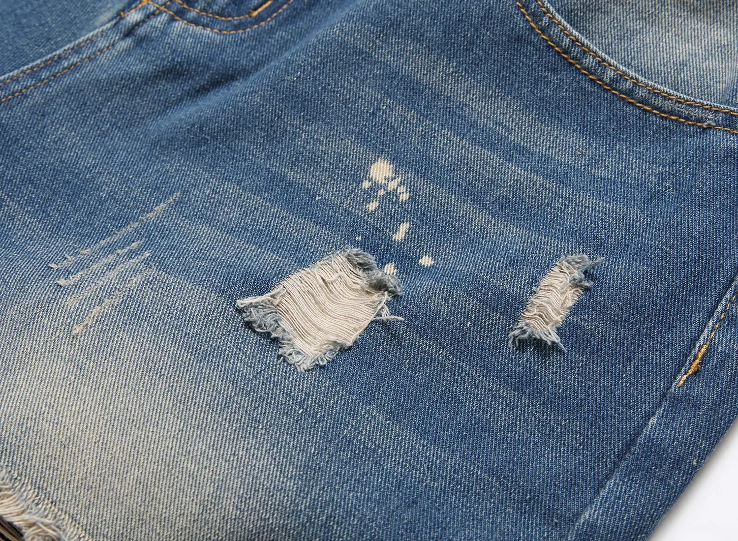 Ripped Denim Shorts for Men 2023 Summer — feature 11