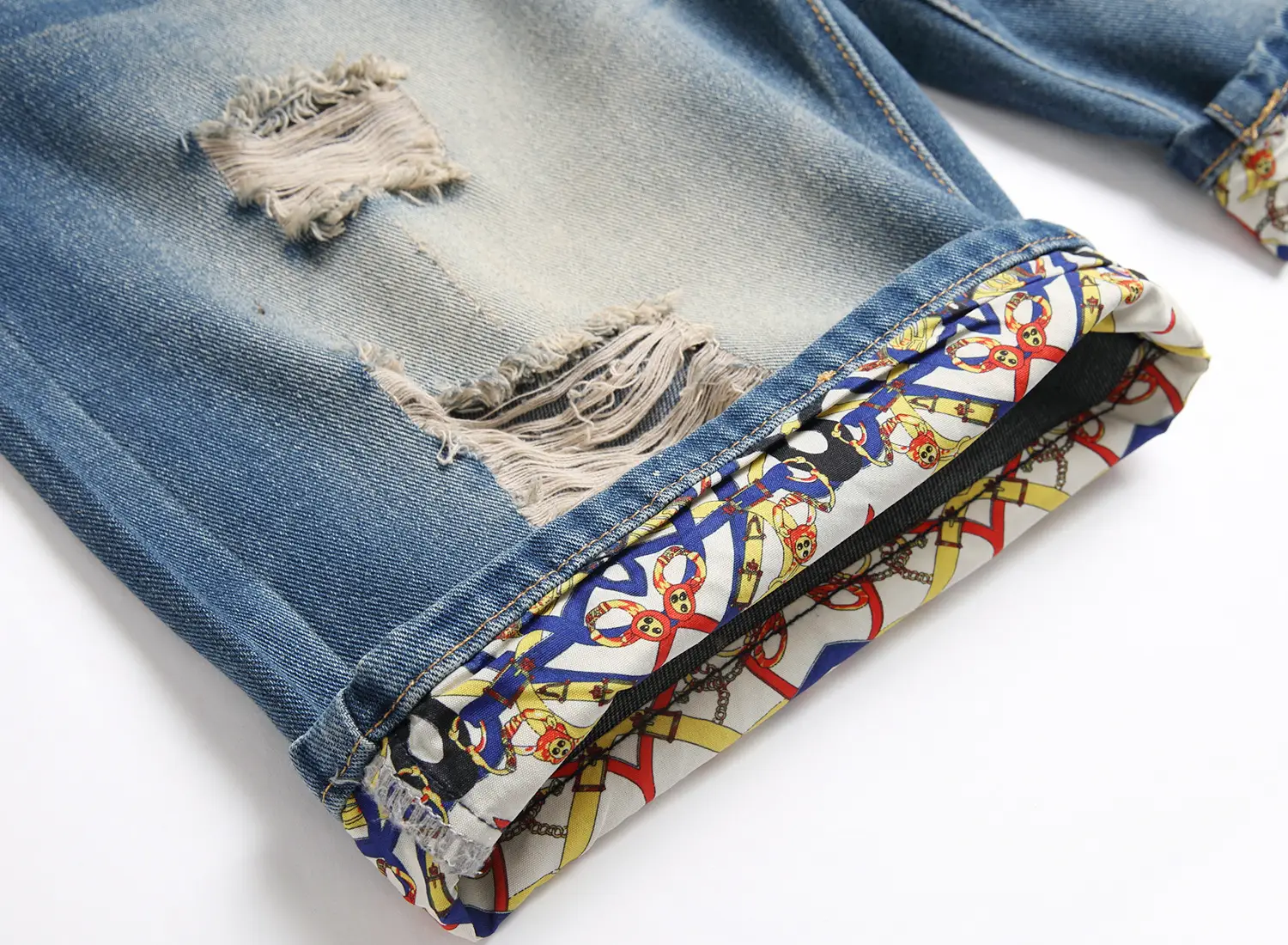 Ripped Denim Shorts for Men 2023 Summer — feature 23