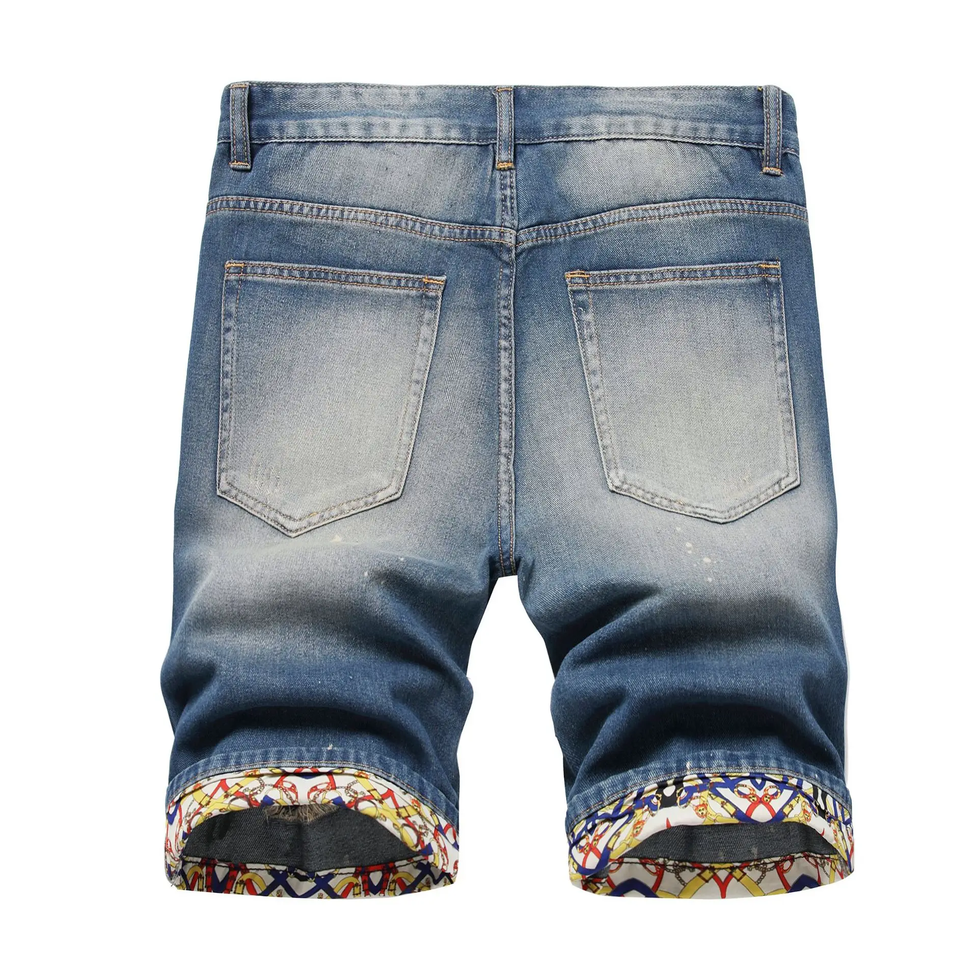 Ripped Denim Shorts for Men 2023 Summer — feature 7