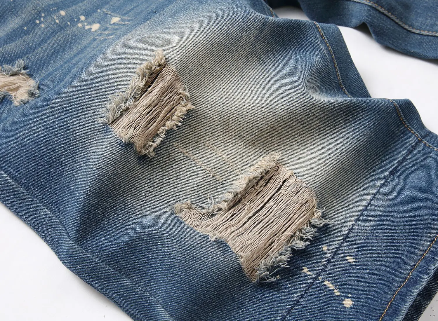 Ripped Denim Shorts for Men 2023 Summer — feature 9