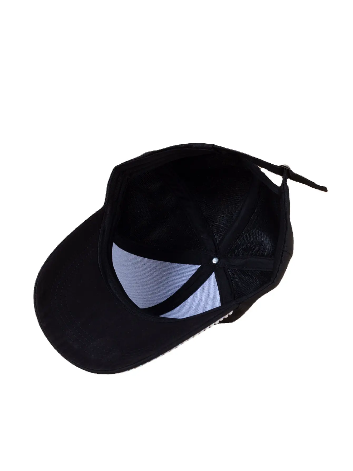 Black Korean Style Women's Rhinestone Cap - Image 8