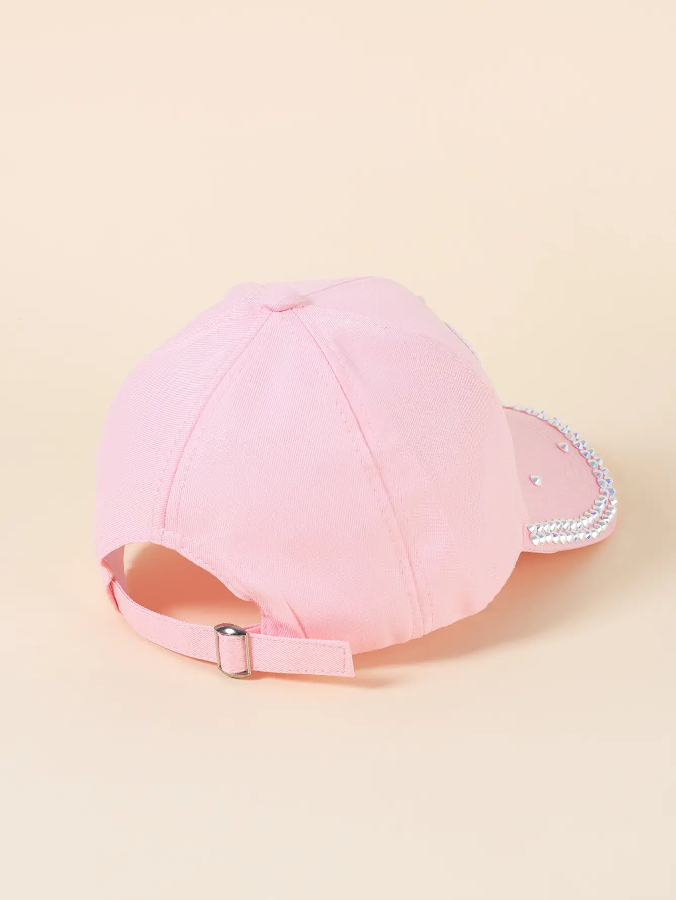 Black Korean Style Women's Rhinestone Cap — feature 4
