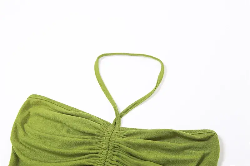 Green Printed Long Sleeve Blouse & Shorts Set for Women — feature 16