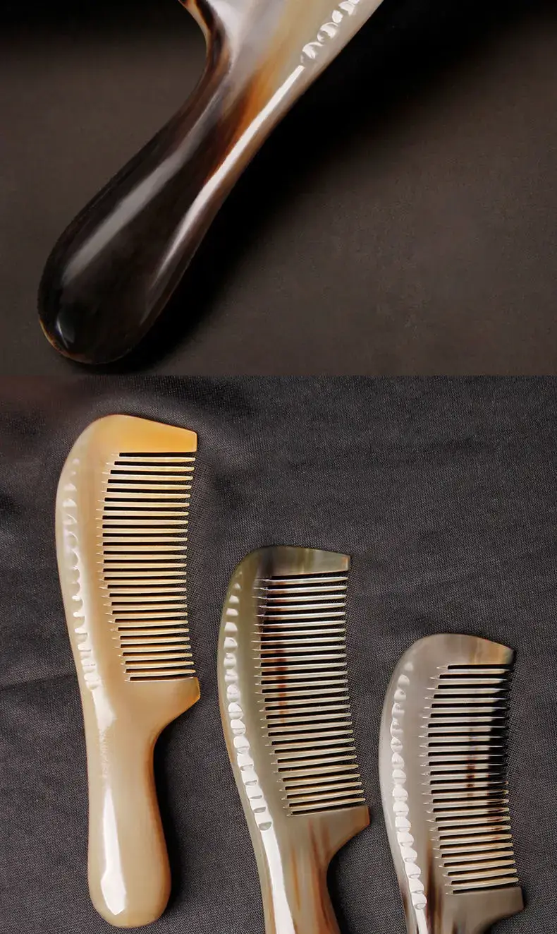 Genuine Horn Comb Thickened Head Massage Anti-Hair Loss — feature 11