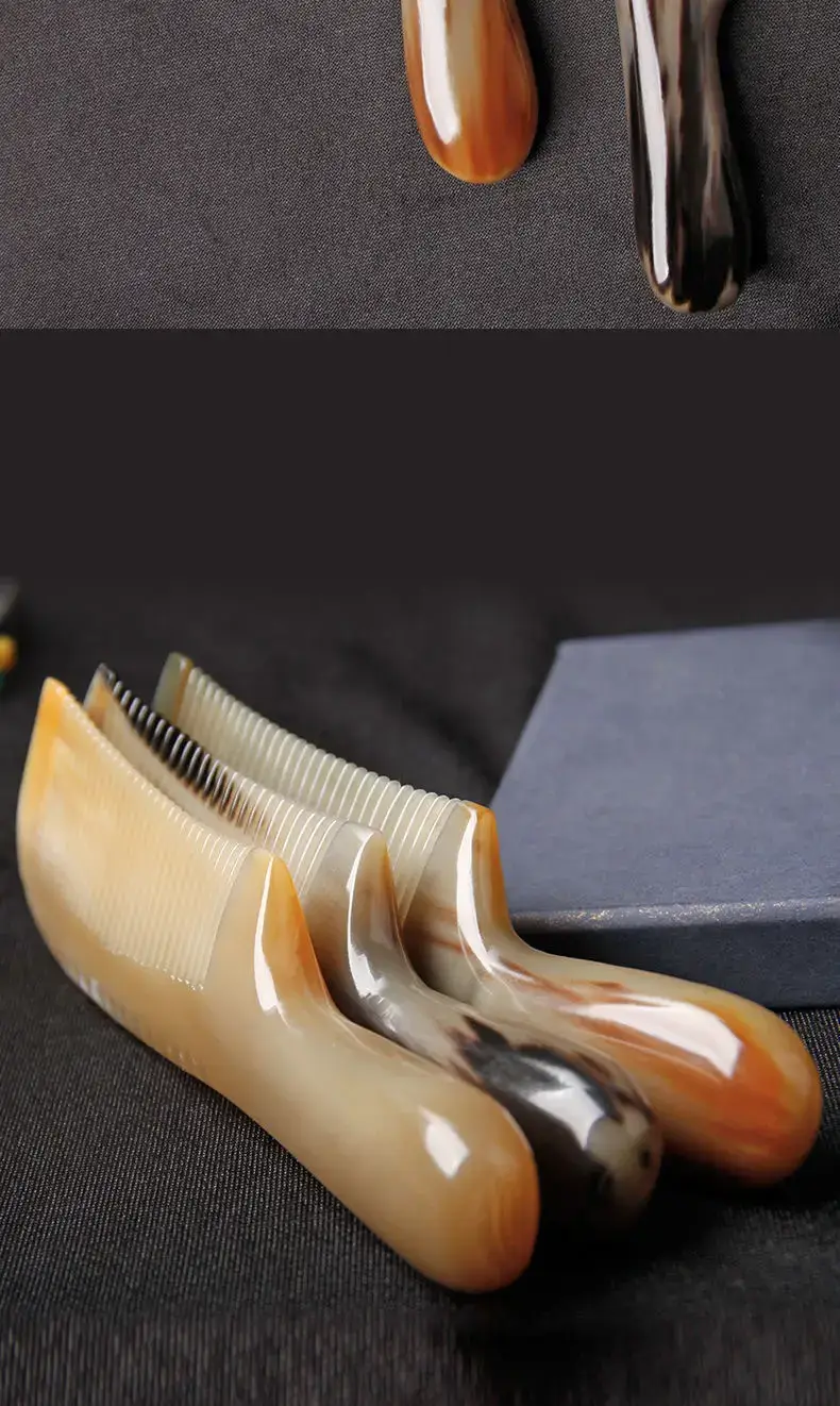Genuine Horn Comb Thickened Head Massage Anti-Hair Loss — feature 12