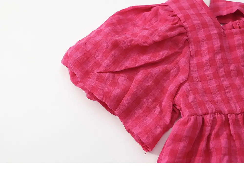 Mdd Girls Red Puff Sleeve Skirt Dress 2025 — feature 15