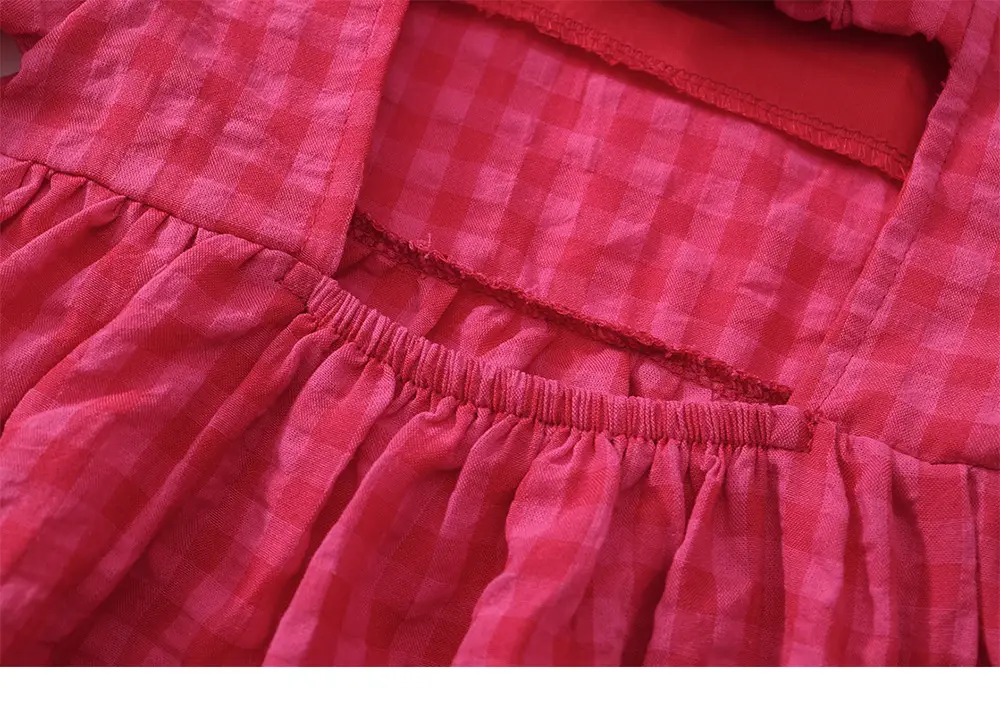 Mdd Girls Red Puff Sleeve Skirt Dress 2025 — feature 18