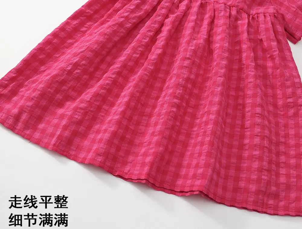 Mdd Girls Red Puff Sleeve Skirt Dress 2025 — feature 7