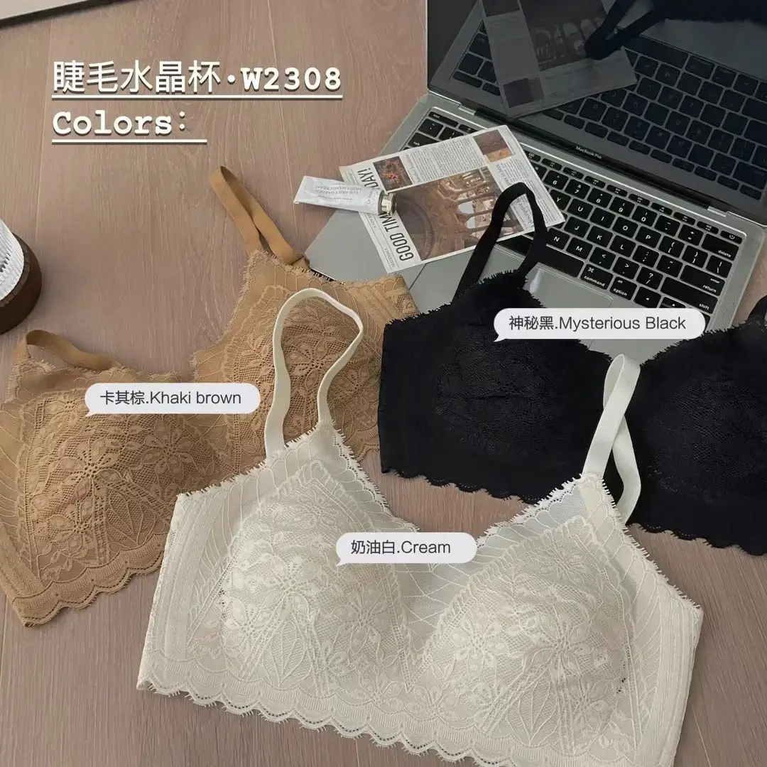 Hollow Out Small Bust Lingerie with Eyelash Lace — feature 28