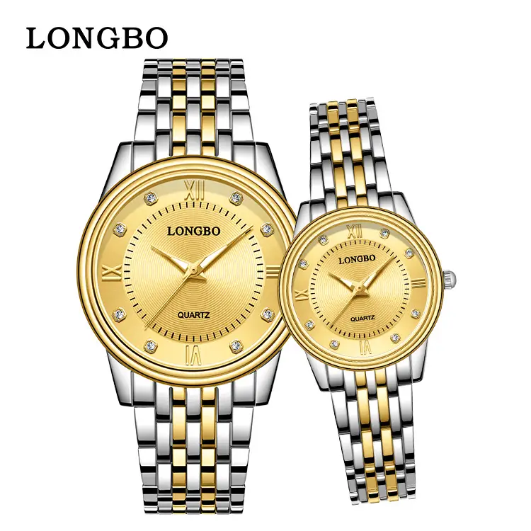 Longbo Couple Watches Silver Stainless Steel Waterproof Women Fashion - Image 16
