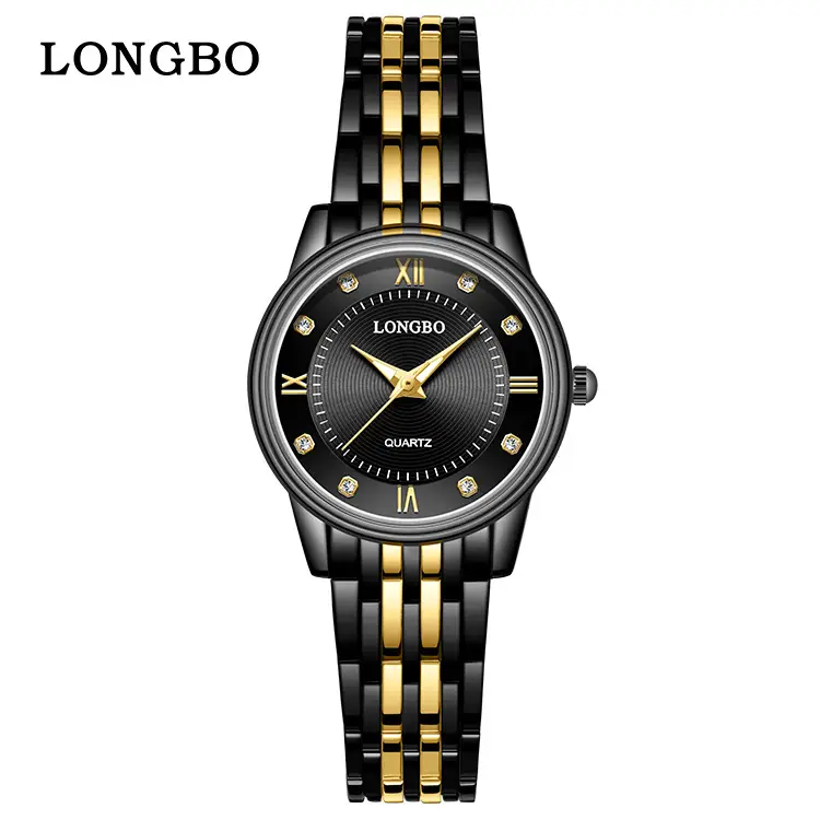 Longbo Couple Watches Silver Stainless Steel Waterproof Women Fashion - Image 8