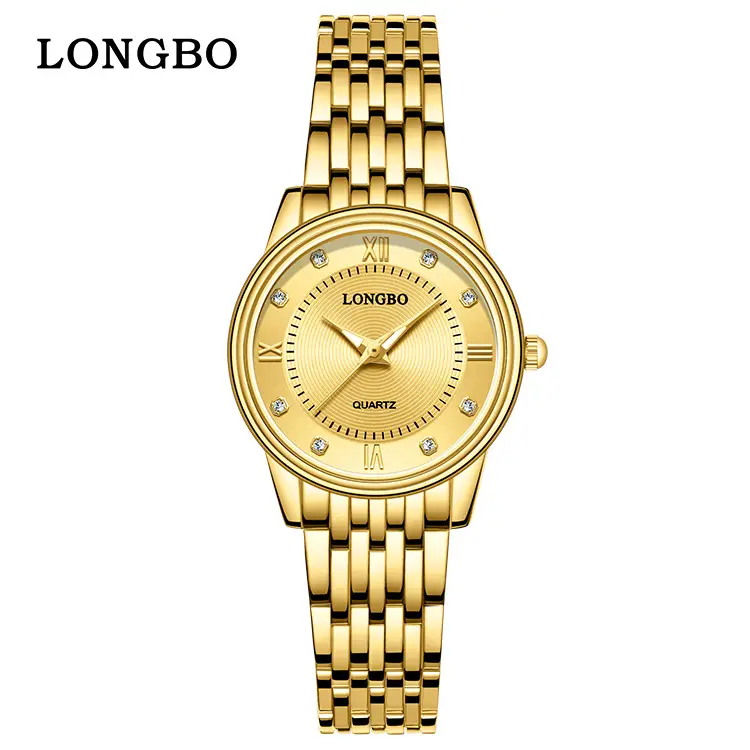 Longbo Couple Watches Silver Stainless Steel Waterproof Women Fashion - Image 10