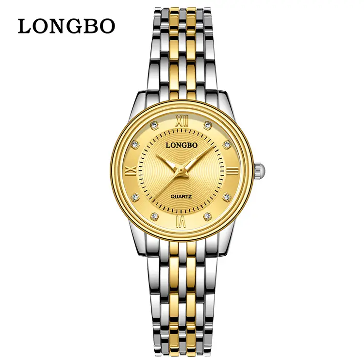 Longbo Couple Watches Silver Stainless Steel Waterproof Women Fashion - Image 13