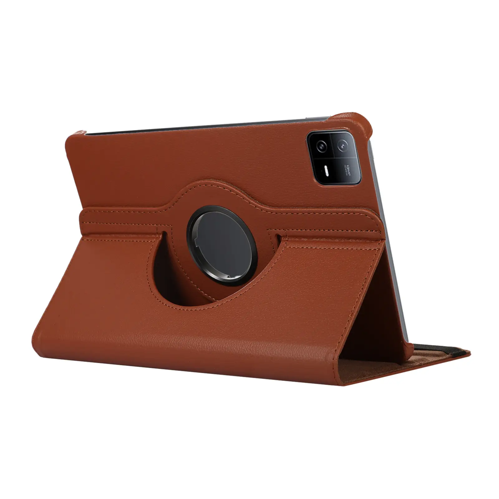 Red 11-RGB Rotating Leather Tablet Case — feature 30