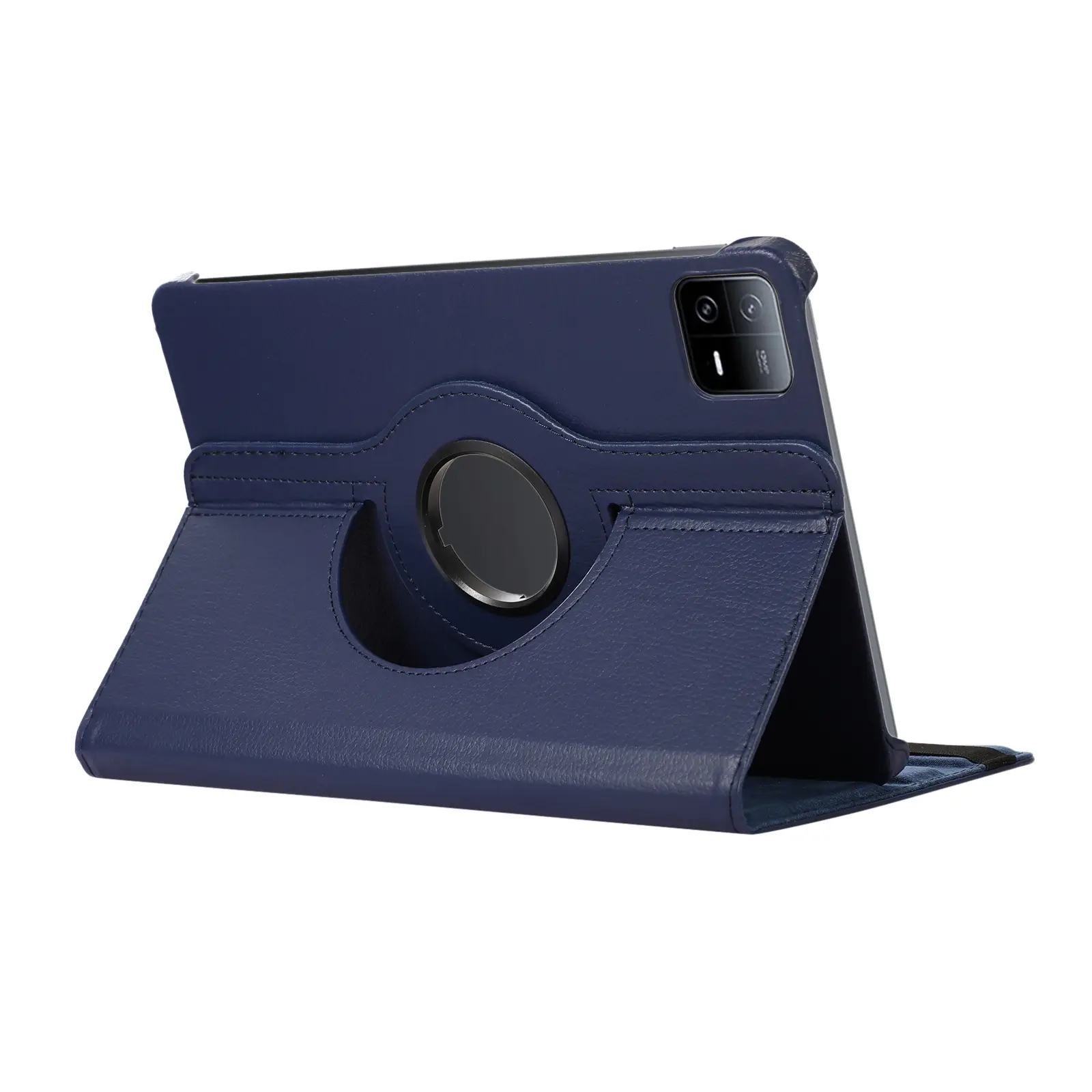 Red 11-RGB Rotating Leather Tablet Case — feature 33