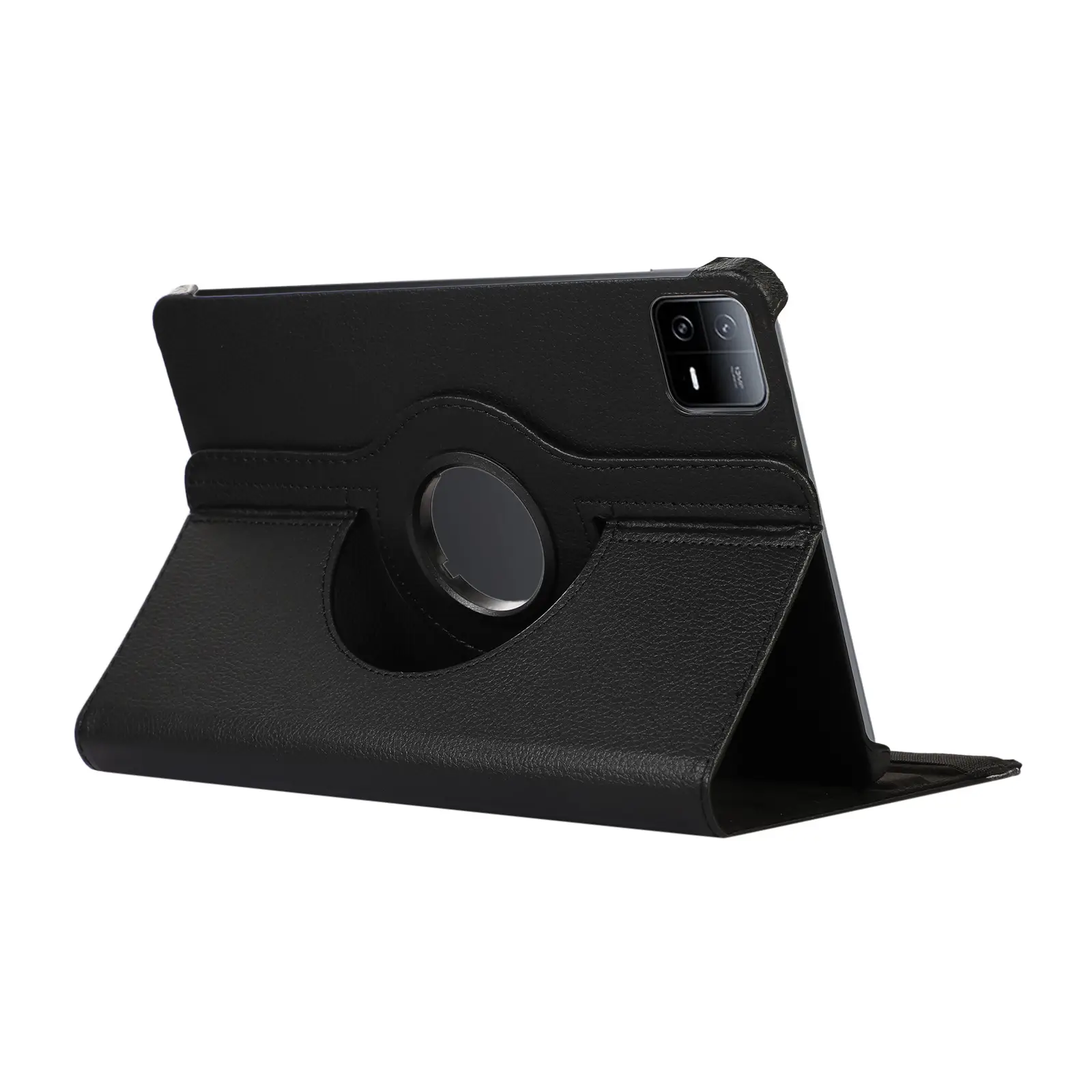 Red 11-RGB Rotating Leather Tablet Case — feature 42