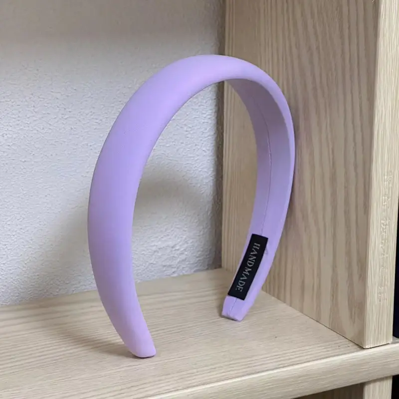 Women's Blue Silicone Hair Hoop for Summer Face Wash
