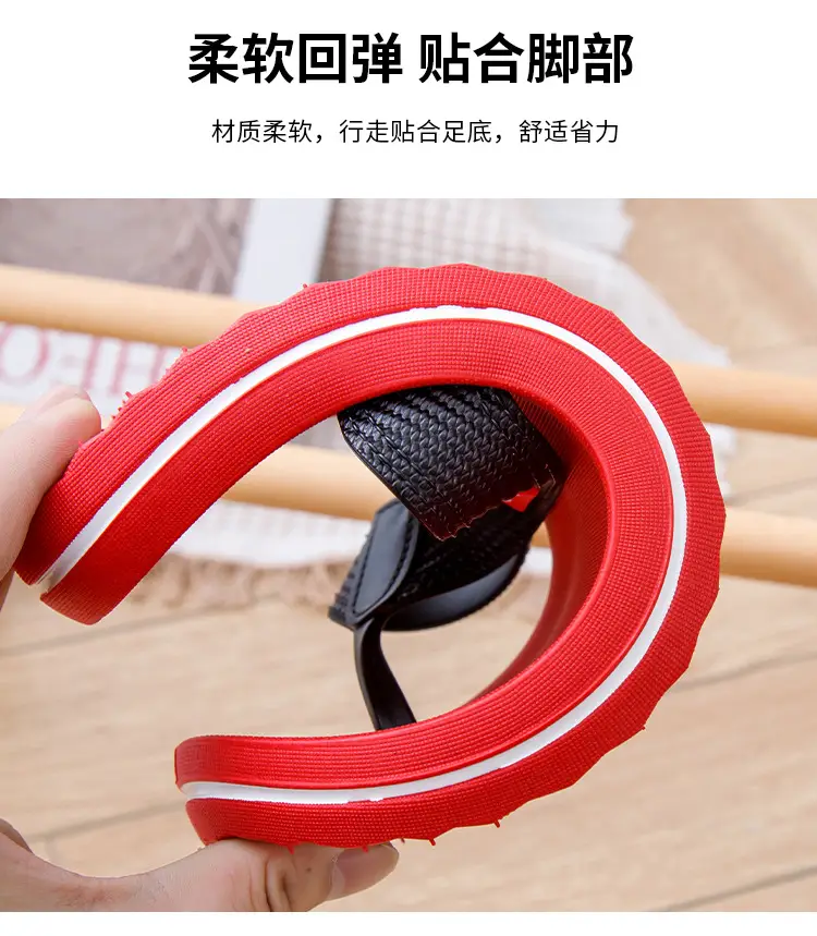 Black Casual Flip Flops with CT Brand — feature 4