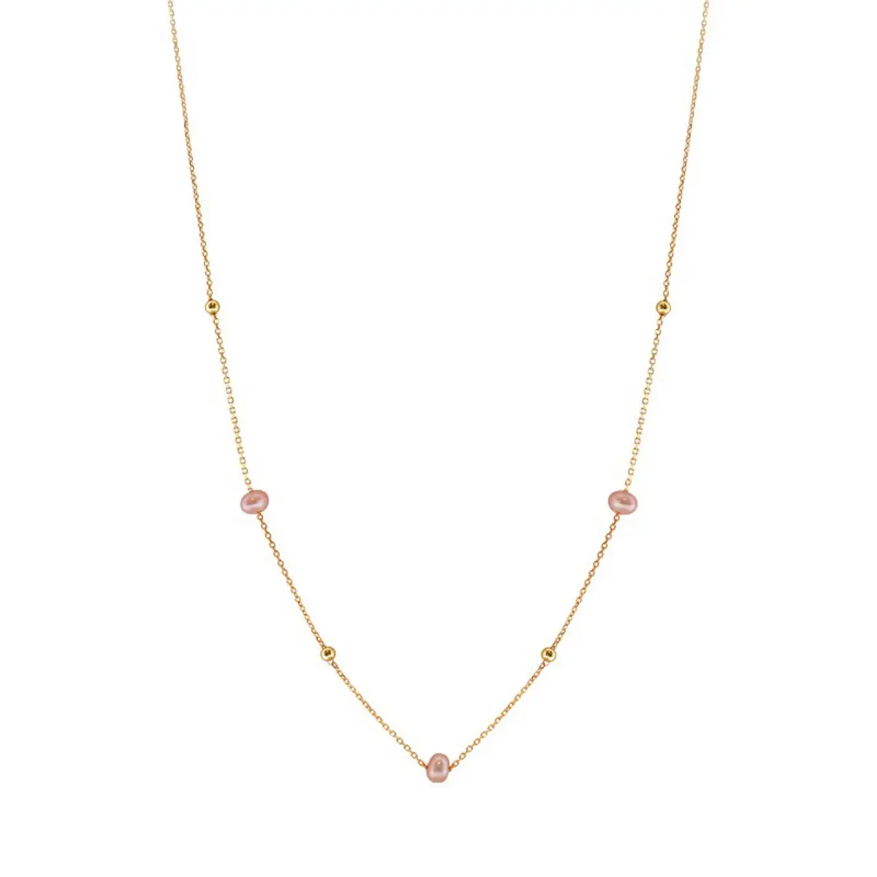 Natural Pearl Necklace for Women French Style Collarbone Chain - Image 5