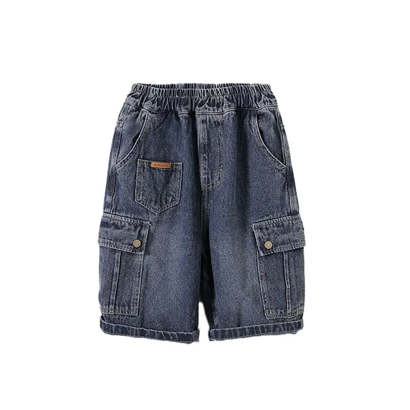 Children Denim Cargo Shorts 2026 Summer - Image 6