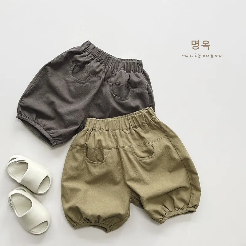 Boys Pure Cotton Korean Style Shorts 2026 — feature 19