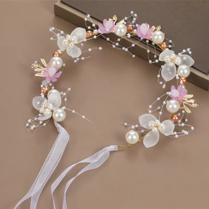 Princess Flower Headdress for Girls Birthday Performance
