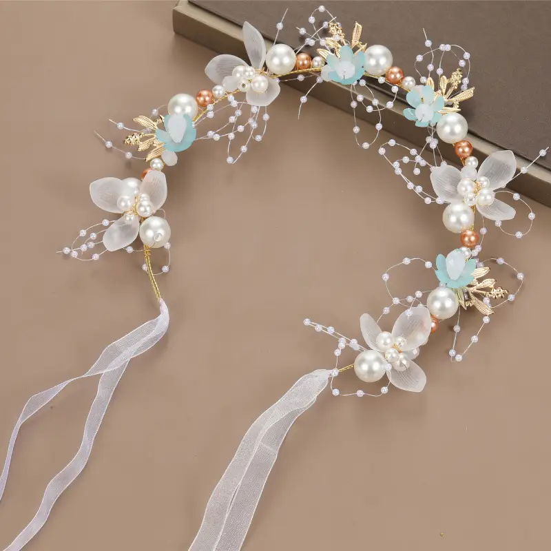 Princess Flower Headdress for Girls Birthday Performance