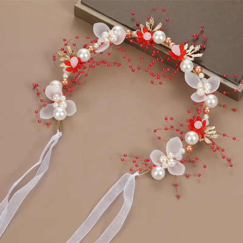 Princess Flower Headdress for Girls Birthday Performance