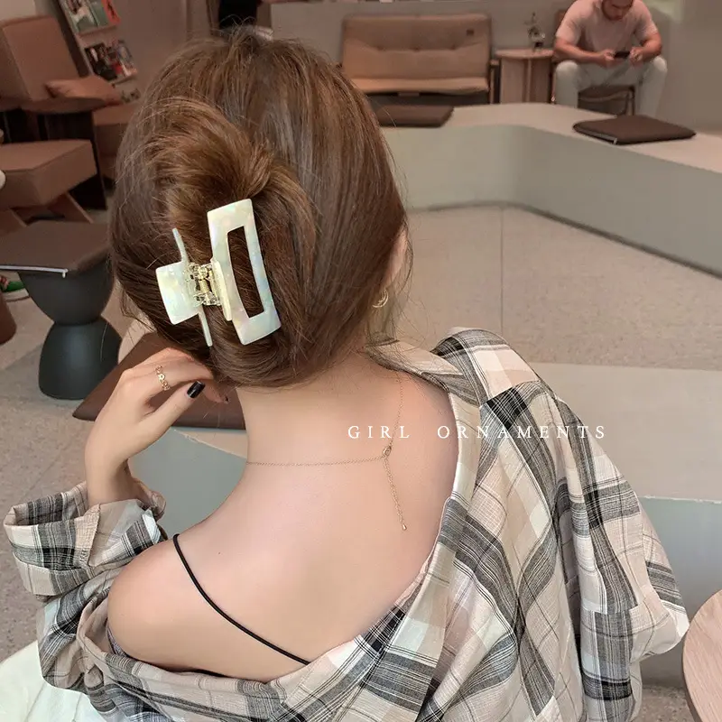 Mermaid Ji Acetate Hairpin Female Summer Grip High Sense - Image 15