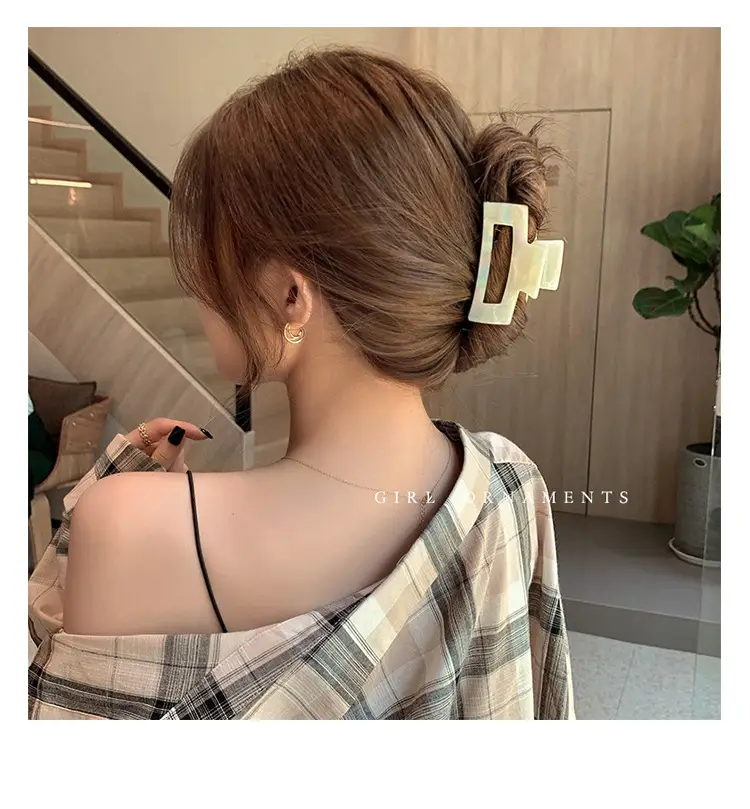 Mermaid Ji Acetate Hairpin Female Summer Grip High Sense — feature 6