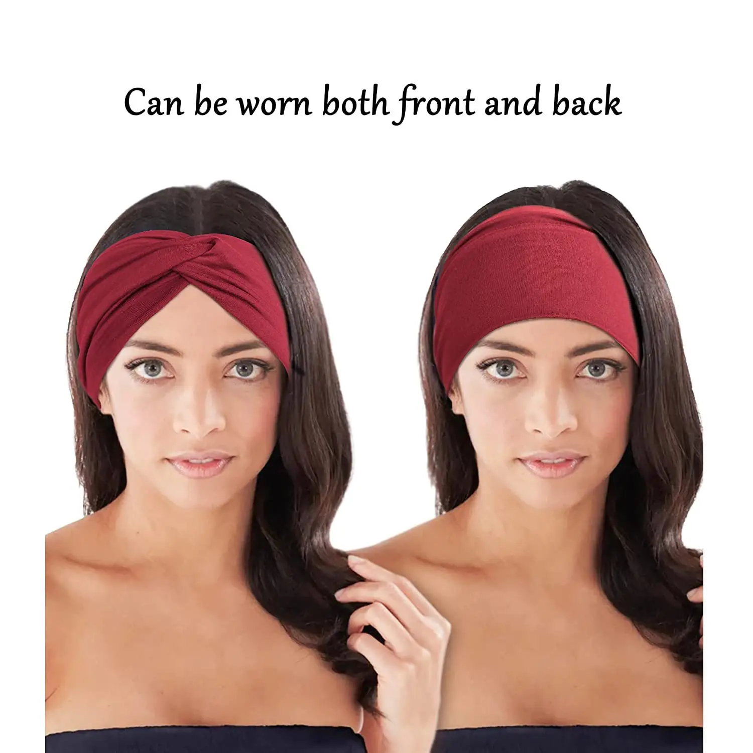 Women's Elastic Sports Hair Band Multi Color Wide Fit — feature 13