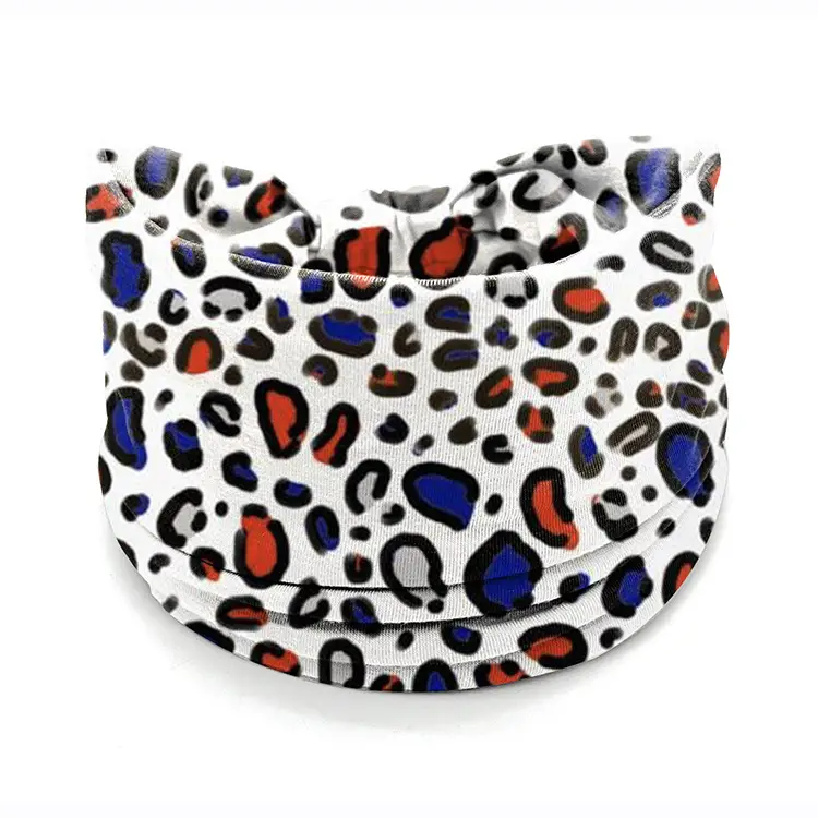 Stars Red Blue Flag Hair Band Wide Knot for Women — feature 8