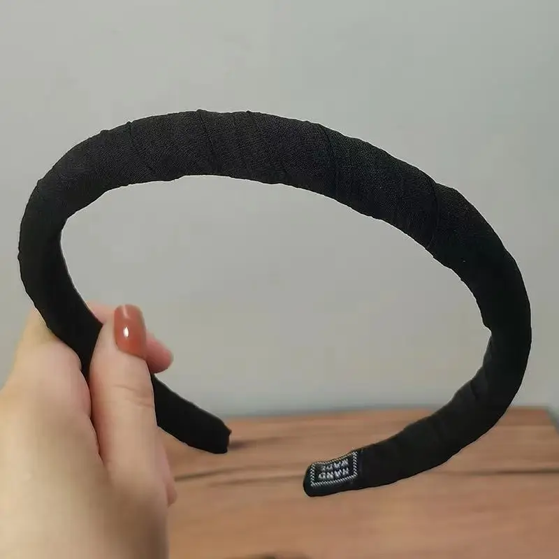 Fashion Fabric Winding Sponges Headband High Skull Top Hairpin - Image 5