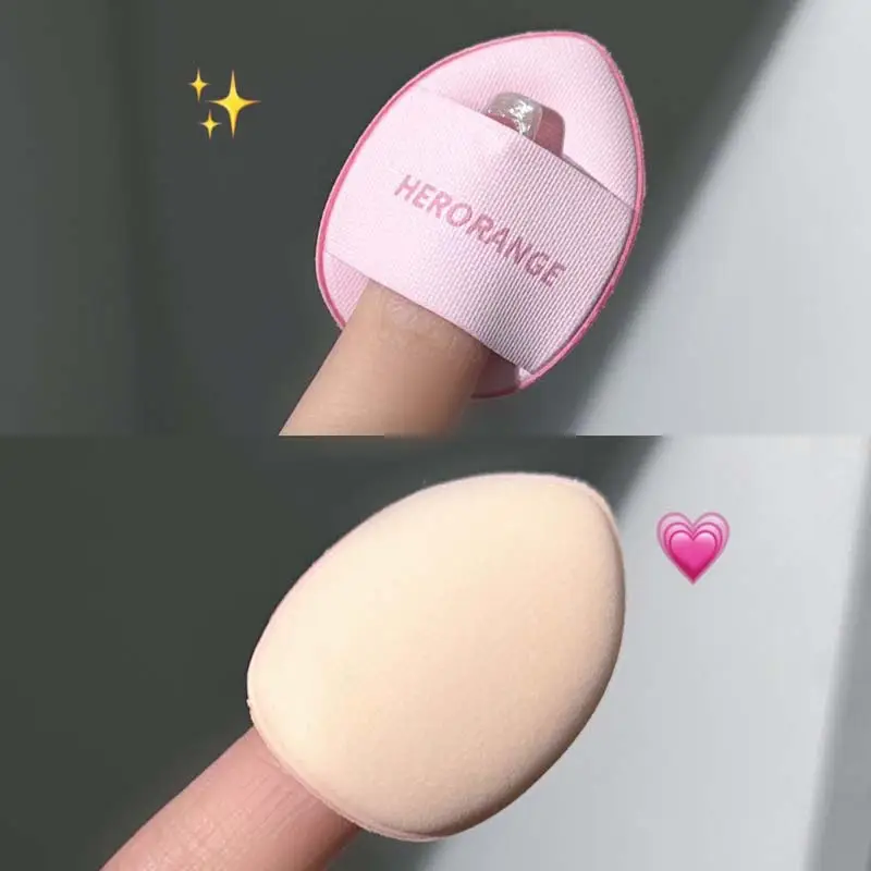 HEROIRANGE Foam Finger Puff Dual Use Concealer Foundation
