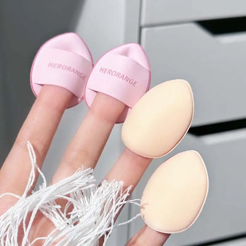HEROIRANGE Foam Finger Puff Dual Use Concealer Foundation