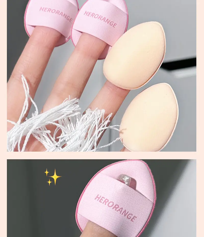 HEROIRANGE Foam Finger Puff Dual Use Concealer Foundation — feature 13