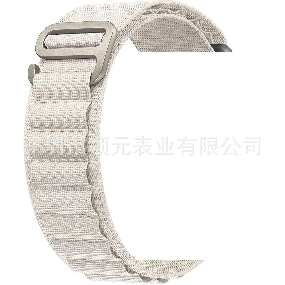 Apple Watch Strap Alpine Loop Ultra Nylon Woven Olive Green - Image 17
