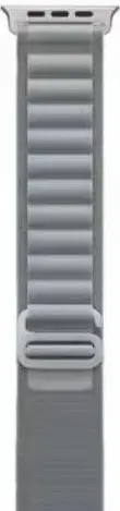 Apple Watch Strap Alpine Loop Ultra Nylon Woven Olive Green - Image 8