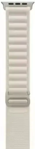 Apple Watch Strap Alpine Loop Ultra Nylon Woven Olive Green - Image 4