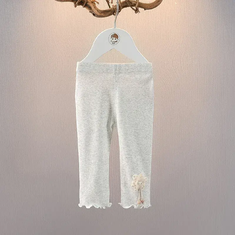 Pink Capri Pants for Girls Summer Casual Leggings - Image 2