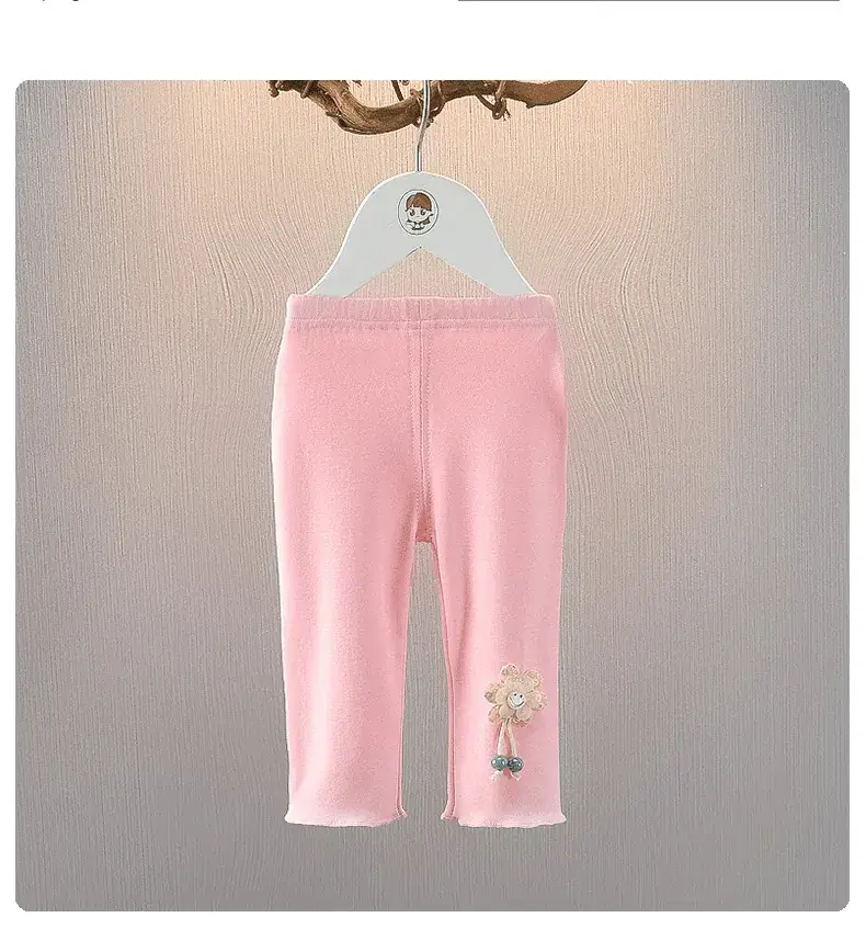 Pink Capri Pants for Girls Summer Casual Leggings — feature 11