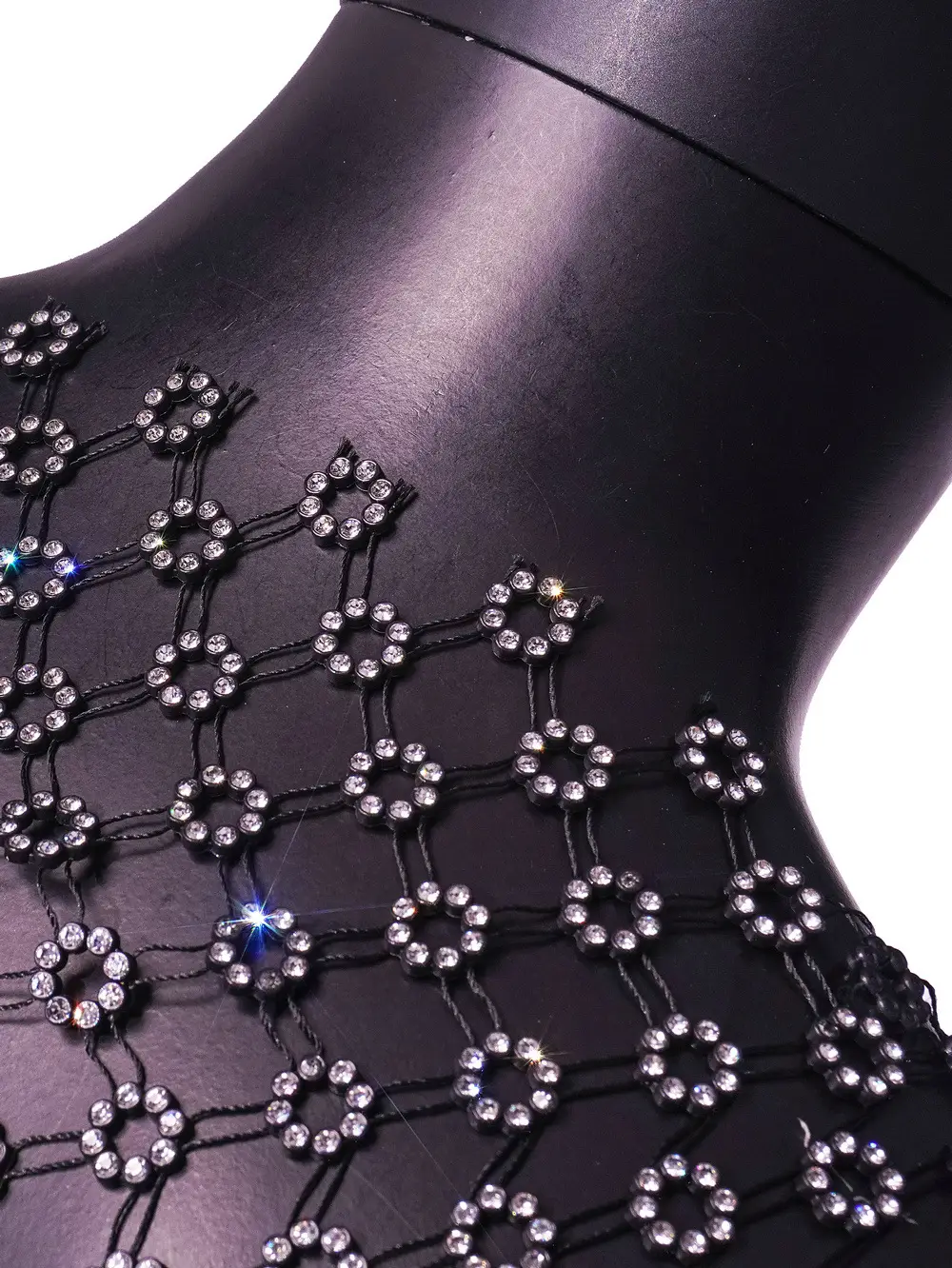 Amazon Cross-Border Nightclub Fishnet Vest with Rhinestones — feature 21