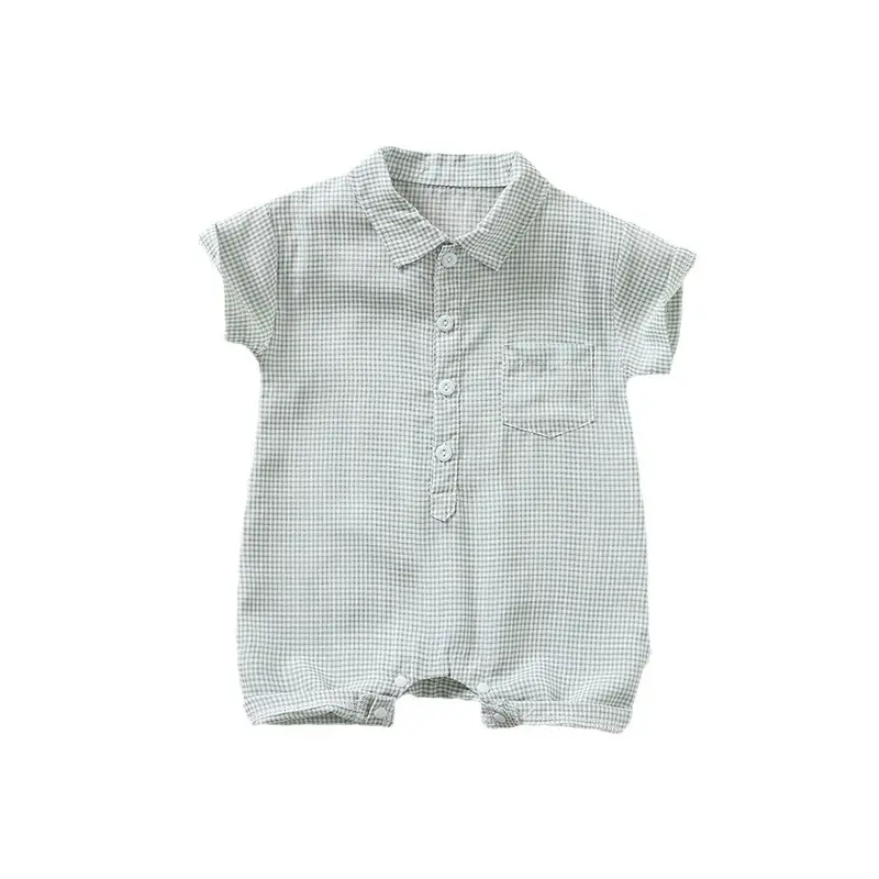 Baby Polo Shirt Short Sleeve Cotton Light Green - Image 5