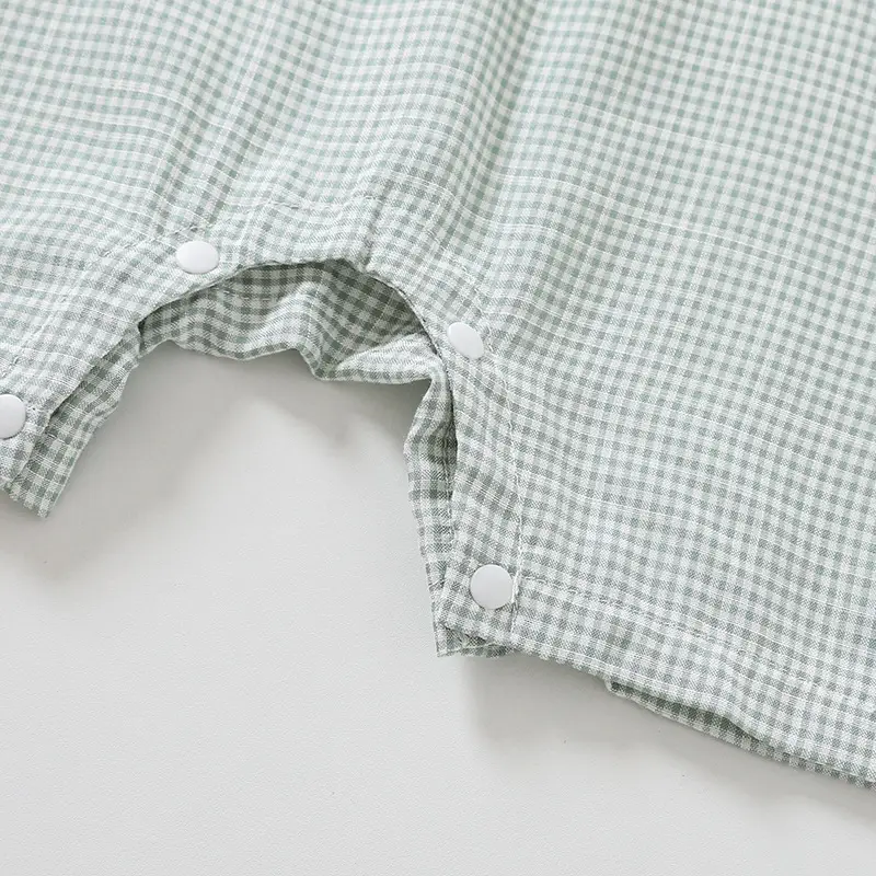 Baby Polo Shirt Short Sleeve Cotton Light Green — feature 7