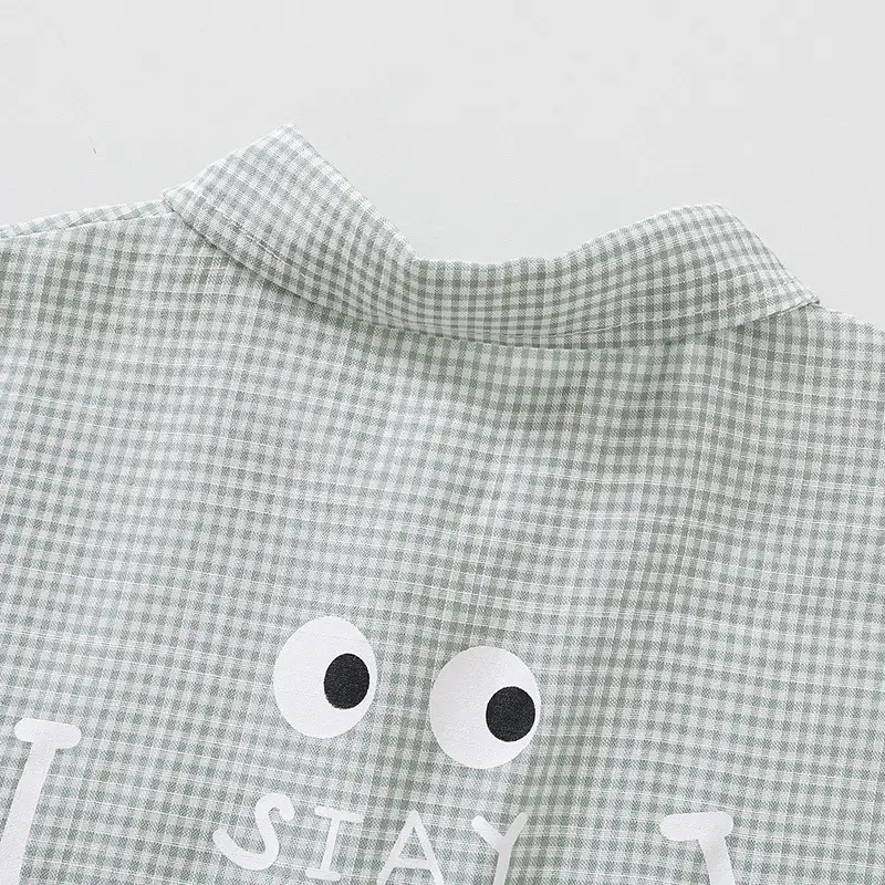 Baby Polo Shirt Short Sleeve Cotton Light Green — feature 9