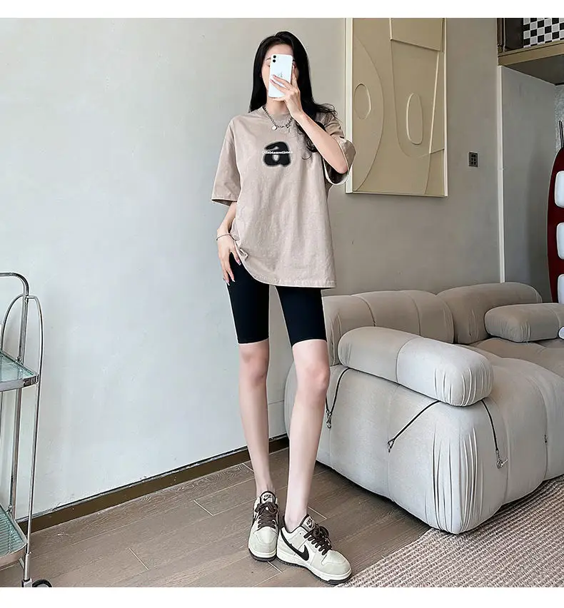 Women's Side Flap Pocket Pants Shark Pants Slimming Summer — feature 12