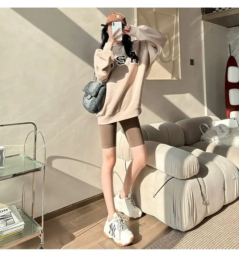 Women's Side Flap Pocket Pants Shark Pants Slimming Summer — feature 17