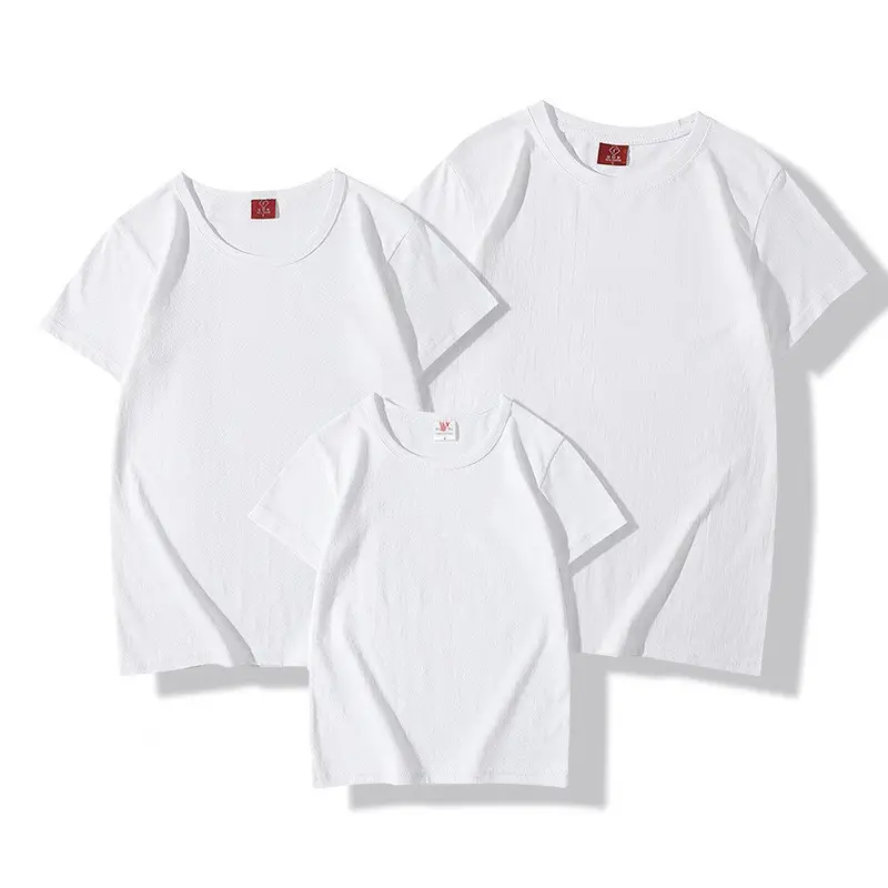 Summer Cotton T-Shirt Set for Kids & Adults - Image 5