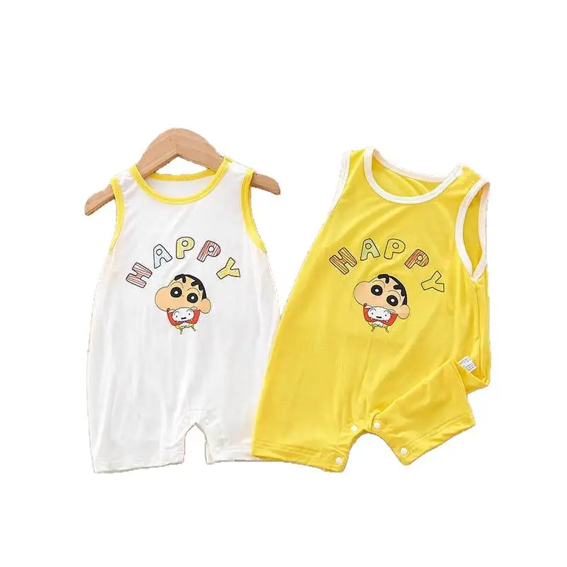 Xiaoxin Baby Sleeveless One-Piece Vest Yellow - Image 5