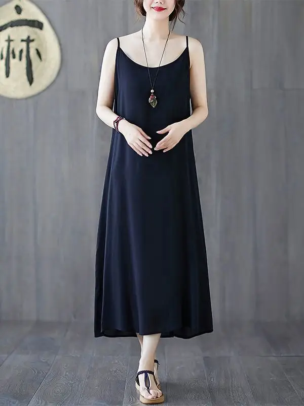 Black Long Skirt Dress for Women with Home Design